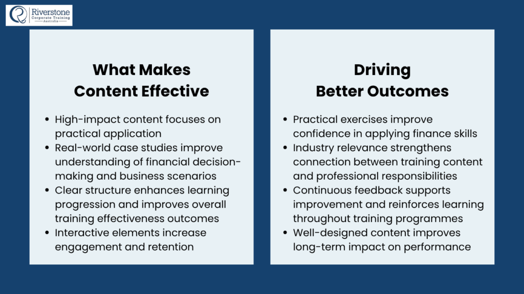 High-Impact Finance Training