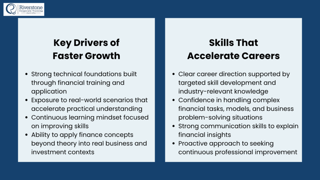 Finance Professionals Progress Faster
